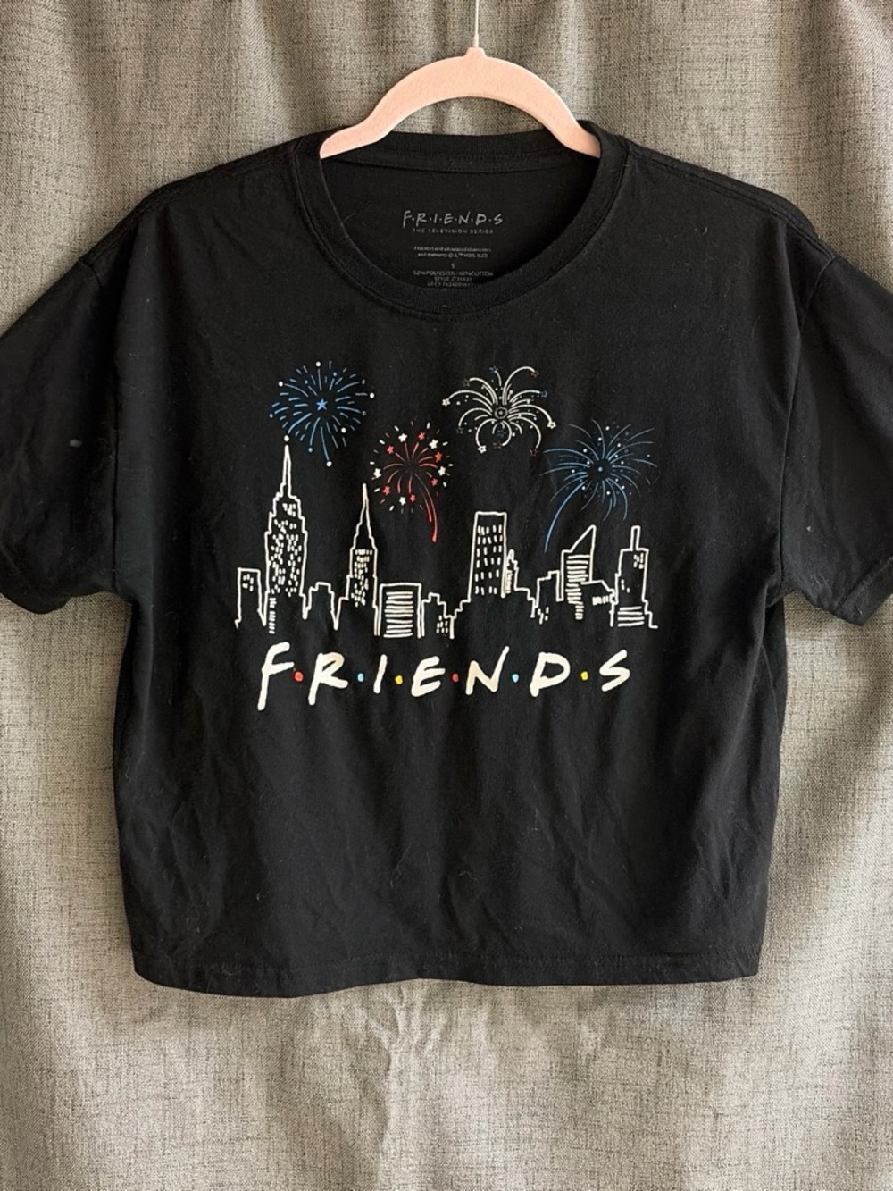 šŗ Friends TV Show NYC Skyline Crop Top